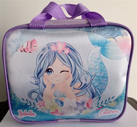 Bolsa personalizada sereia .